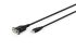 DIGITUS USB to DB9 RS232 cable with FT232RNL Black PVC Jacket,1.8 m