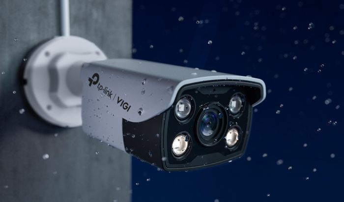 IP-Камера TP-LINK VIGI C350-2.8mm, PoE, 5Мп, 2.8 мм, H.265+, IP67, Bullet, кольорове нічне бачення, зовнішня