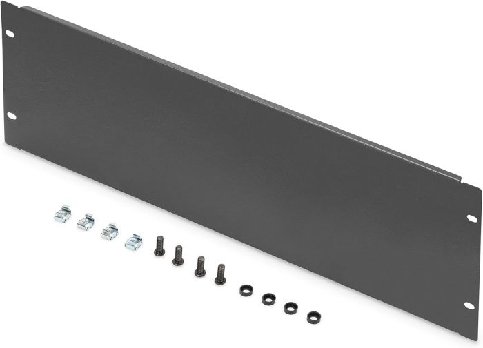 Заглушка DIGITUS 19’’ 2U, колір панелі чорний (RAL 9005)