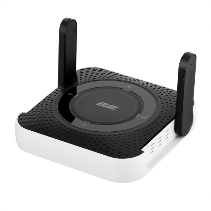 Мобільний маршрутизатор 2E PowerLink (MiFi-5 2025) N150, LTE, Wi-Fi4, 1xFE LAN, 1xType-C, 4000мА•год чорний