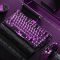 Клавіатура магнітна GravaStar Mercury V75 Lite 75keys, Blackcore, USB-A, Transparent Black