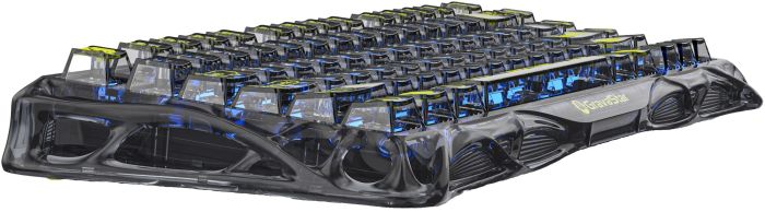 Клавіатура механічна GravaStar Mercury K1 Lite 80keys, GravaStar x BSUN Grey, BT/WL/USB, чорний