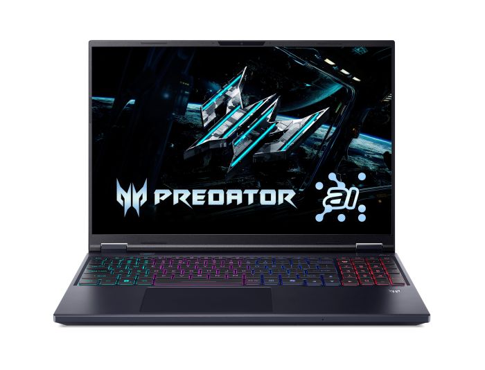 Ноутбук Acer Predator Helios Neo 16 PHN16-73 16" WQXGA IPS, Intel U7-255HX, 32GB, F1TB, NVD5060-8, Win11, чорний