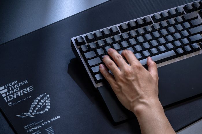 Клавіатура механічна ASUS ROG Azoth 96 HE, 96key, HFX V2 Magnetic Switches, USB-A/WL/BT, EN, RGB, чорний