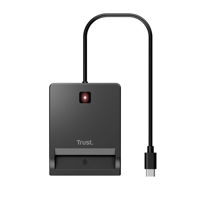Кардридер Trust Primo Smartcard Reader, USB-C, чорний