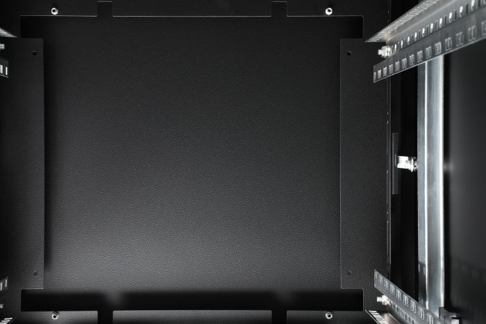 Шафа DIGITUS 19", 42U, Network Unique, передні двері зі склом, 600x600 мм, 1200кг максимально, чорна