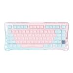 Клавіатура механічна GravaStar Mercury K1 Lite 80keys, GravaStar x BSUN Grey, BT/WL/USB, Lumen Rose