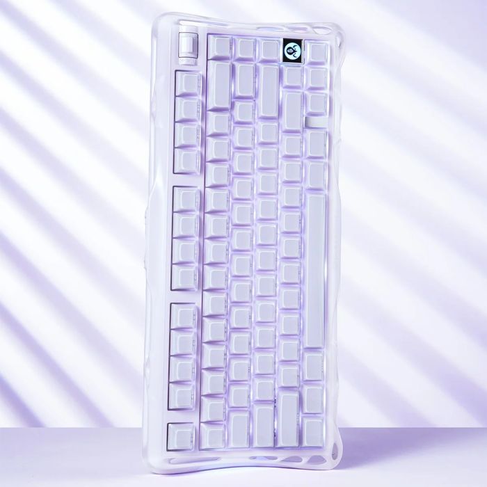 Клавиатура механическая GravaStar Mercury K1 80keys, GravaStar x Kailh Cheery Pink, EN, BT/WL/USB, Lavender Purple