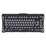 Клавіатура механічна GravaStar Mercury K1 80keys, GravaStar x Kailh Cheery Pink, EN, BT/WL/USB, Stealth Black