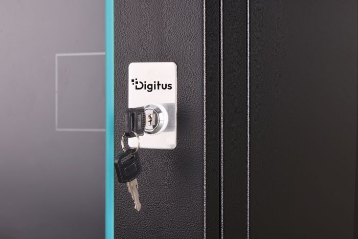Шафа DIGITUS 19", 7U, Wall Mounting Dynamic-N, 600x600 мм, 60кг максимально, розібрана, чорна
