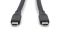 Кабель DIGITUS USB-C > USB-C заряджання/синхронізації, USB4 2.0, 80G, 240W, 16K, силіконовий, 1.5м, чорний