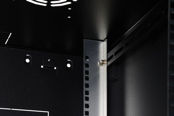 Шафа DIGITUS 19", 16U, Wall Mounting Dynamic-N, 600x600 мм, 60кг максимально, розібрана, чорна
