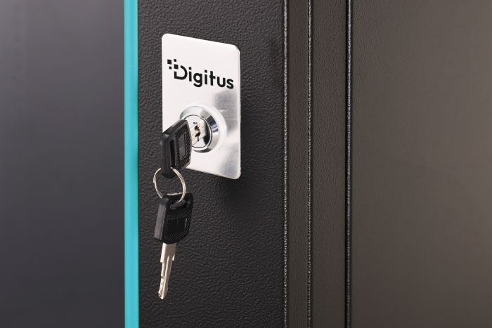 Шафа DIGITUS 19", 16U, Wall Mounting Dynamic-N, 600x600 мм, 60кг максимально, розібрана, чорна