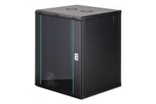 Шафа DIGITUS 19", 16U, Wall Mounting Dynamic-N, 600x600 мм, 60кг максимально, розібрана, чорна
