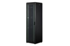 Шафа DIGITUS 19", 42U, Network Unique, перфоровані двері, 600x800 мм, 1200кг максимально, чорна
