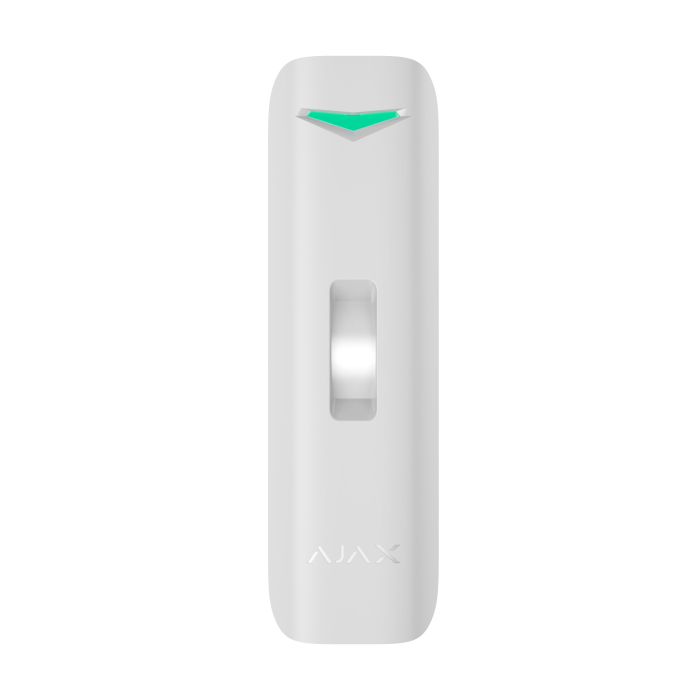 Outdoor curtain-type motion detector Ajax Curtain Outdoor Mini, Jeweler, wireless, white, 130273.345.WH1