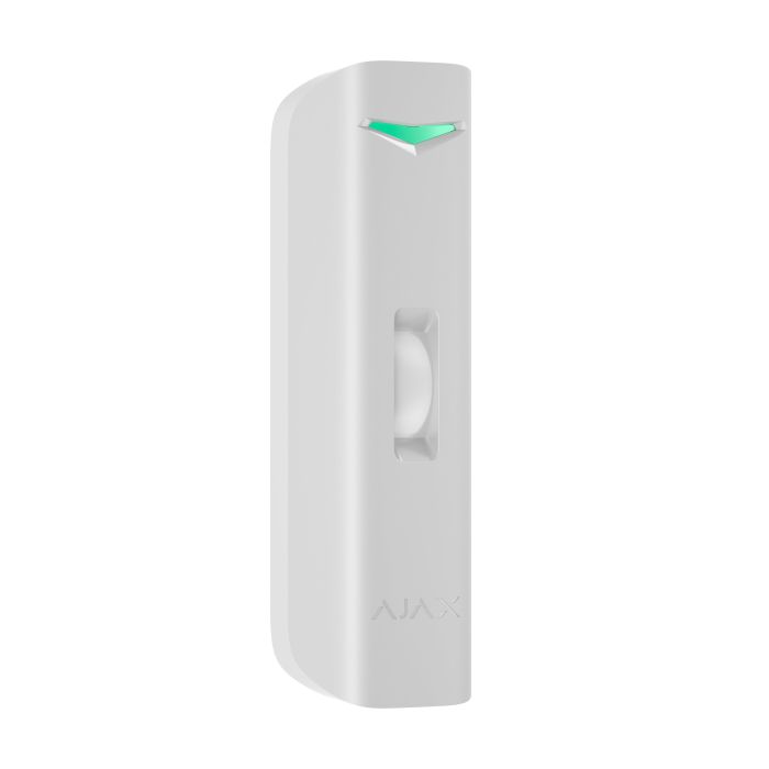 Outdoor curtain-type motion detector Ajax Curtain Outdoor Mini, Jeweler, wireless, white, 130273.345.WH1