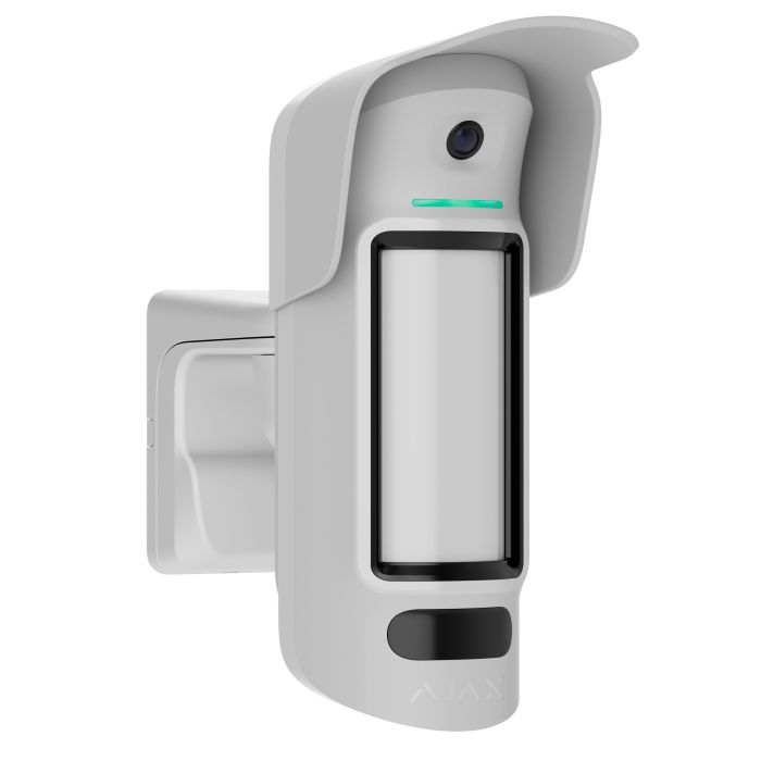 Outdoor curtain-type motion detector with photo verification Ajax CurtainCam Outdoor HighMount PhOD, Jeweller, wireless, white, 142717.359.WH1