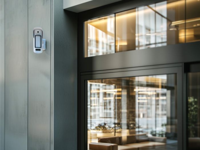 Outdoor curtain-type motion detector with photo verification Ajax CurtainCam Outdoor HighMount PhOD, Jeweller, wireless, white, 142717.359.WH1