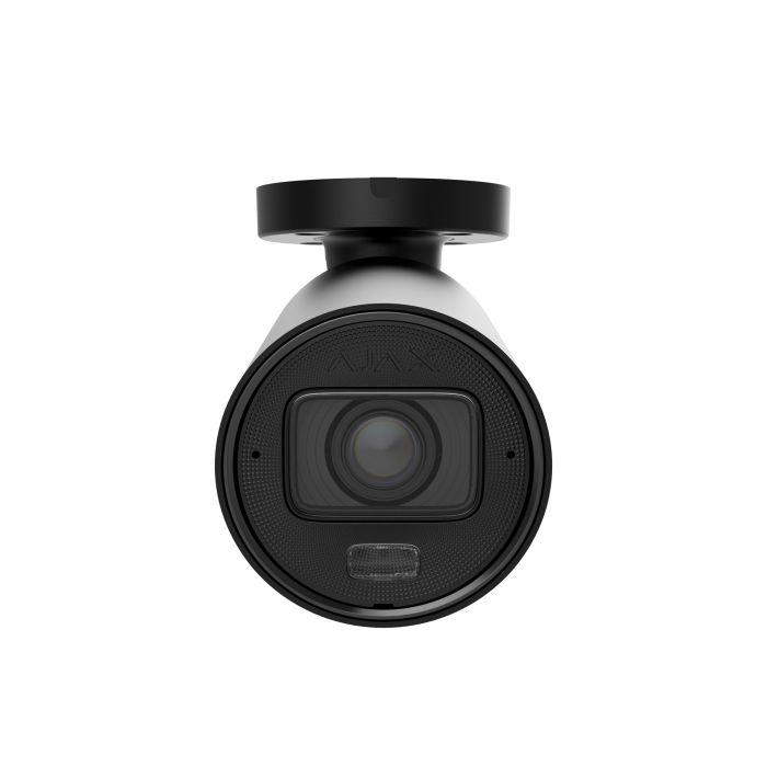 Wired IP camera Ajax BulletCam HLVF 5 MP Black, 2.8–12 mm, PoE, True WDR, IP67, IR 60 m, LED 40 m, audio, viewing angle from 31° to 111°, outdoor, black, 126276.217.BL1