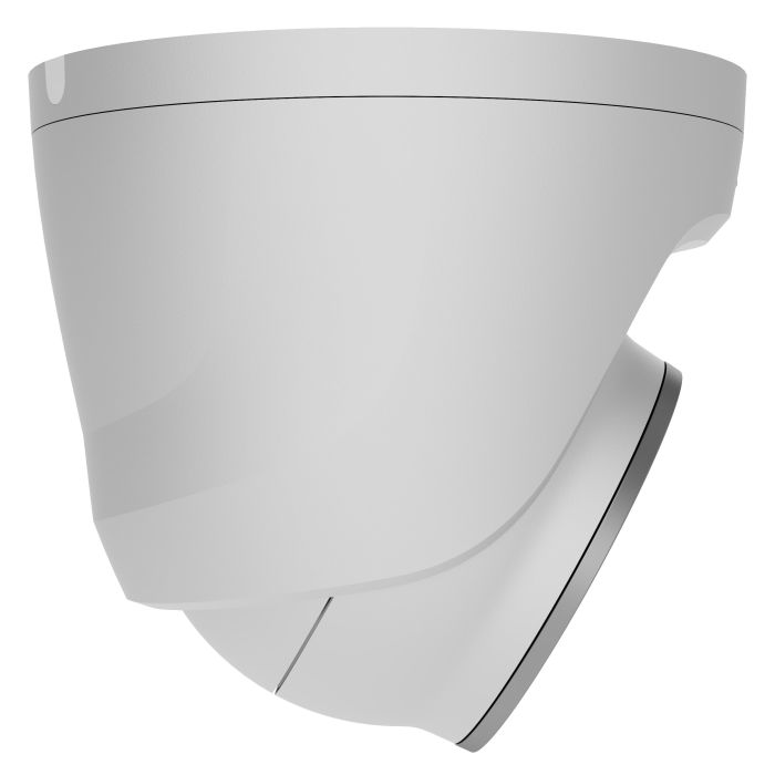 Wired IP camera Ajax TurretCam HLVF 5 MP White, 2.8–12 mm, PoE, True WDR, IP67, IR 60 m, LED 40 m, audio, viewing angle from 31° to 111°, outdoor, white, 126281.197.WH1