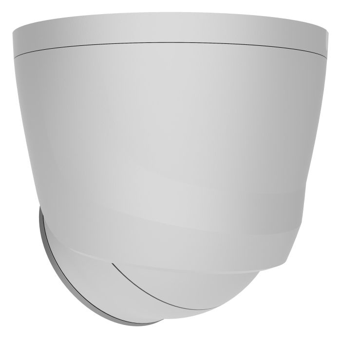 Wired IP camera Ajax TurretCam HLVF 8 MP White, 2.8–12 mm, PoE, True WDR, IP67, IR 60 m, LED 40 m, audio, viewing angle from 31° to 111°, outdoor, white, 126283.197.WH1