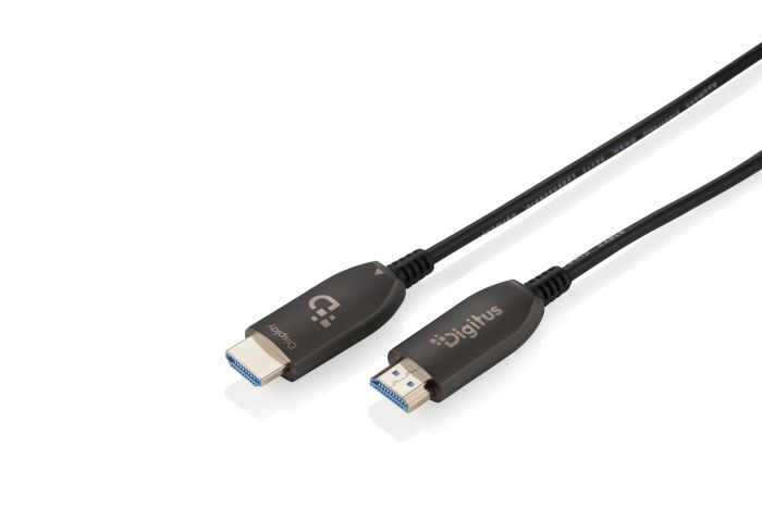 Кабель DIGITUS HDMI UHD 8K, AOC hybrid-fiber, type A M/M, 50м, чорний