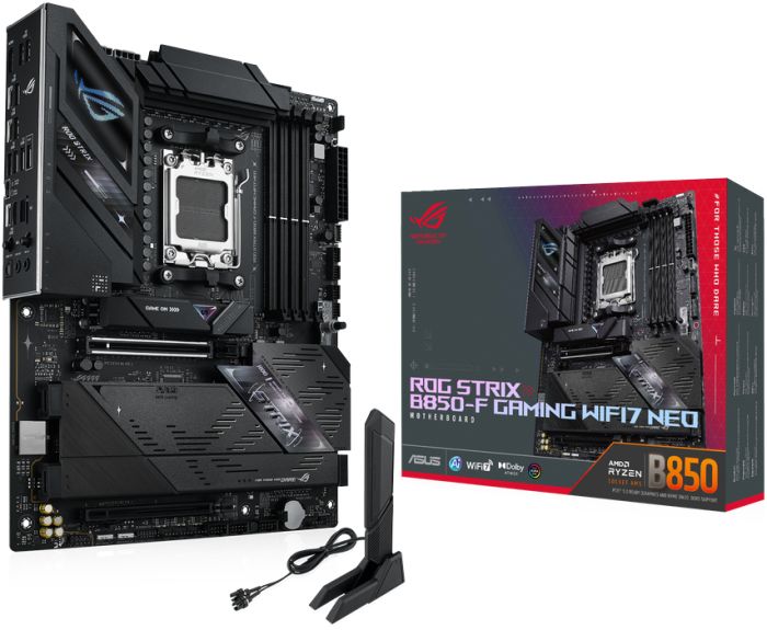 ASUS Motherboard ROG STRIX B850-F GAMING NEO sAM5 B850 4xDDR5 M.2 HDMI DP USB ATX