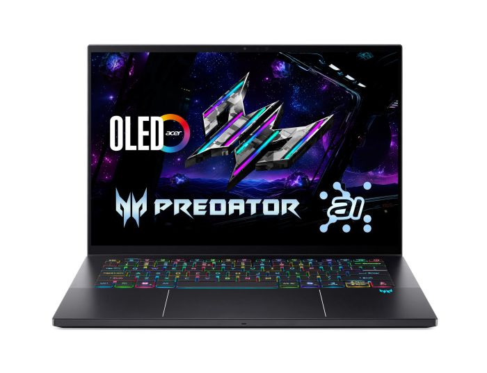 Ноутбук Acer Predator Triton 14 PT14-52T 14.5" 2.8K OLED Touch, Intel U9-288V, 32GB, F2TB, NVD5070-8, Win11P, черный
