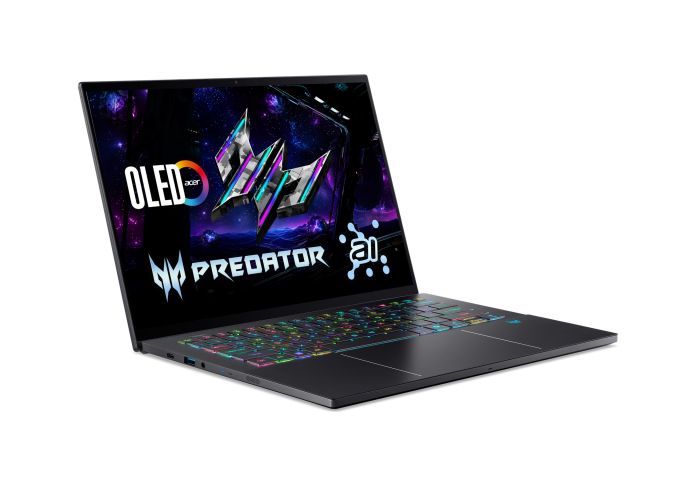 Ноутбук Acer Predator Triton 14 PT14-52T 14.5" 2.8K OLED Touch, Intel U9-288V, 32GB, F1TB, NVD5070-8, Win11P, черный