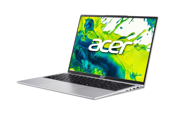 Ноутбук Acer Aspire Lite AL16-54P 16" WUXGA IPS, Intel 5-120U, 16GB, F512GB, UMA, Lin, серебристый
