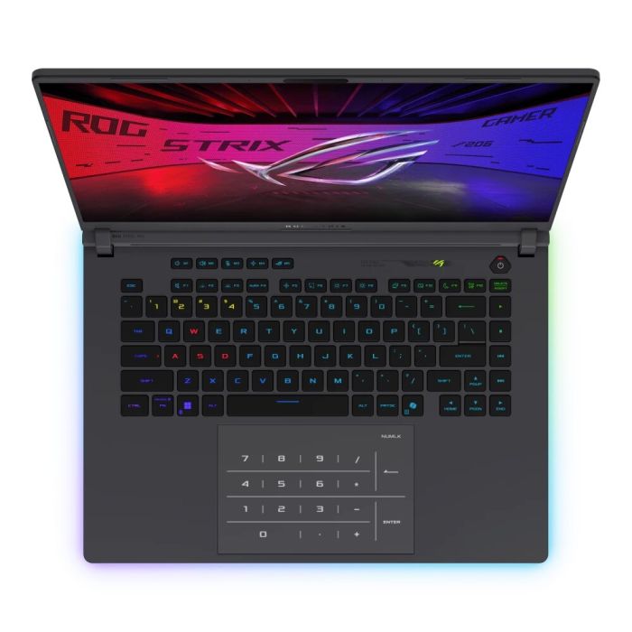 ASUS Notebook ROG Strix G16 G615LW-S5204 16" WQXGA IPS, Intel Ultra 9 275HX, 32GB, F1TB, NVD5080-16, noOS, Grey