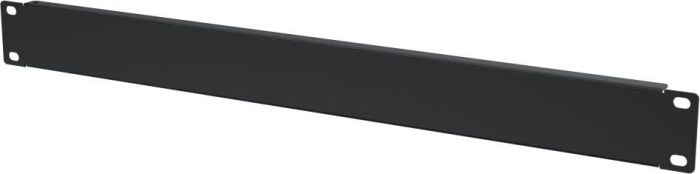 1U 19" screw type blank panel