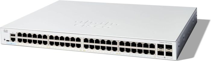 Комутатор Cisco Catalyst 1300X 48xGE, 4x10G SFP+