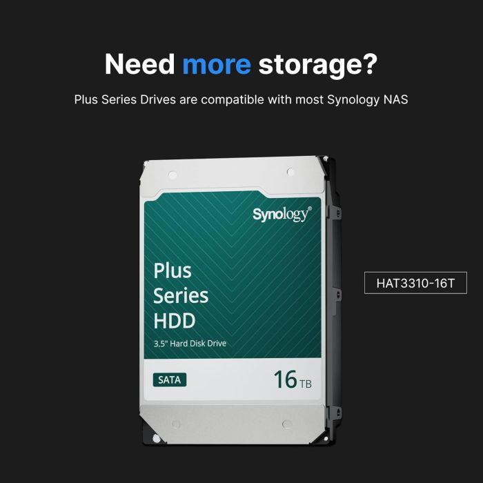 Жесткий диск Synology 3.5" 16TБ SATA 7200