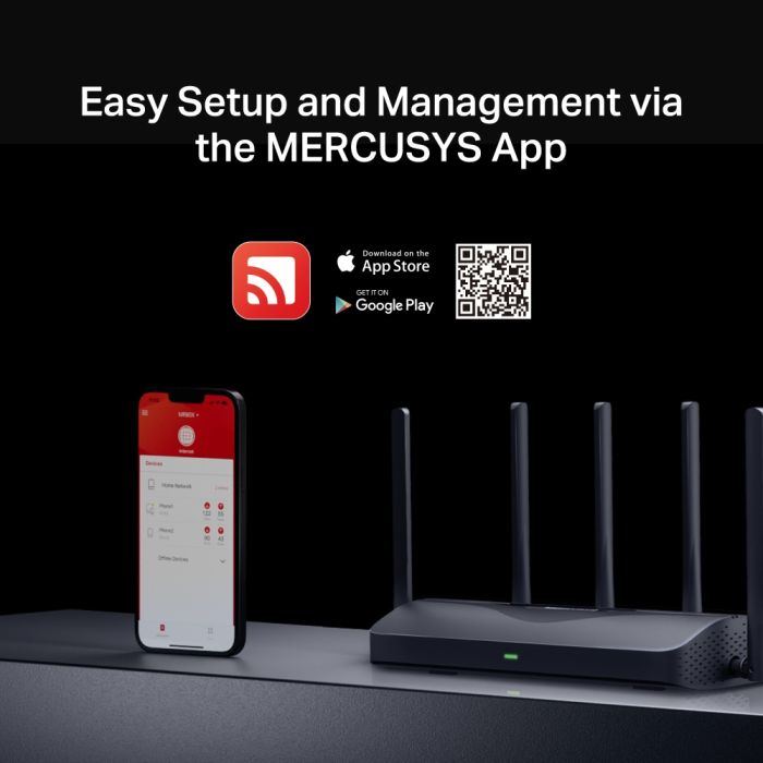 Маршрутизатор MERCUSYS  BE9300, 3x2.5GE LAN, 1x2.5GE WAN Mercusys MR47BE
