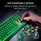 Клавіатура механічна Razer BlackWidow V4 75%, 83key, Mechanical Tactile Switch GEN-3, USB-A, EN, RGB, Phantom Green Ed.