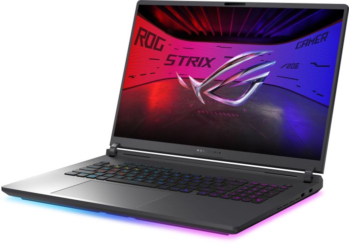 Ноутбук ASUS ROG Strix G18 G815LR-S9338 18" WQXGA IPS, Intel Ultra 9 275HX, 32GB, F2TB, NVD5070Ti-12, NoOS, Серый