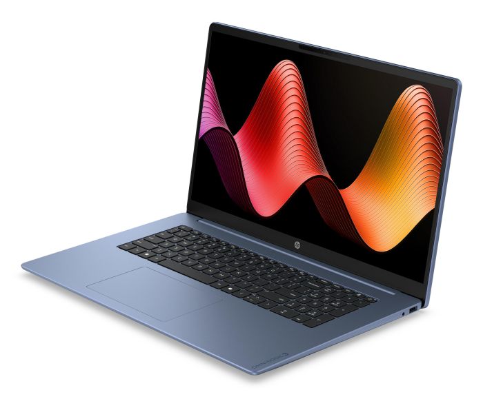 HP Notebook OmniBook 3 AI PC 17-dg0004ua 17.3" FHD IPS AG, Intel 7-350, 16GB, F512GB, UMA, DOS, blue