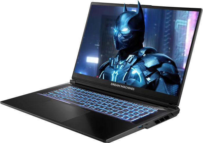 Dream Machines Notebook RG5070-17 17.3QHD IPS, Intel i9-14900HX, 32GB, F1TB, NVD5070-8, DOS, black