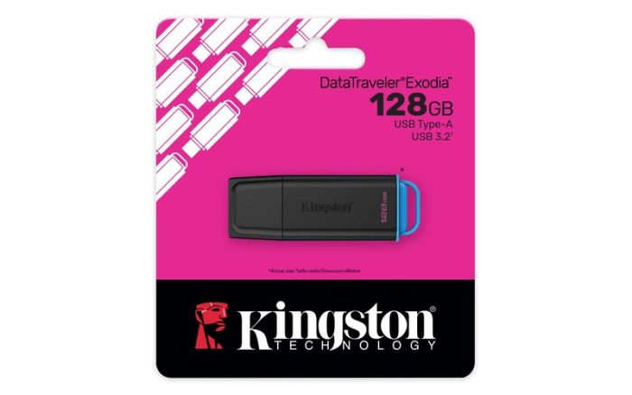 Накопичувач Kingston  128GB USB 3.2 Type-A Gen1 DT Exodia