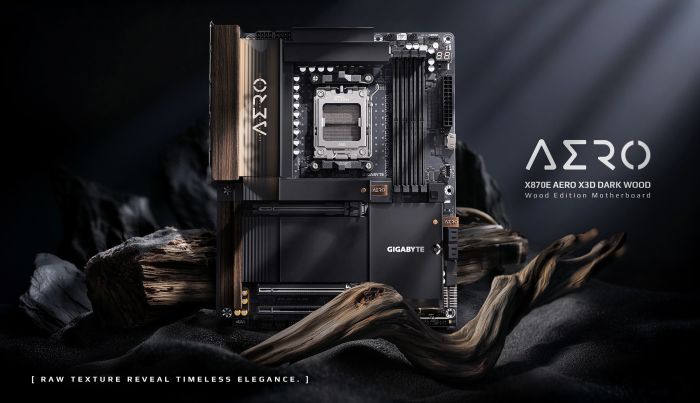 Материнська плата GIGABYTE X870E AERO X DK WOOD sAM5 X870 4xDDR5 M.2 Wi-Fi BT HDMI ATX