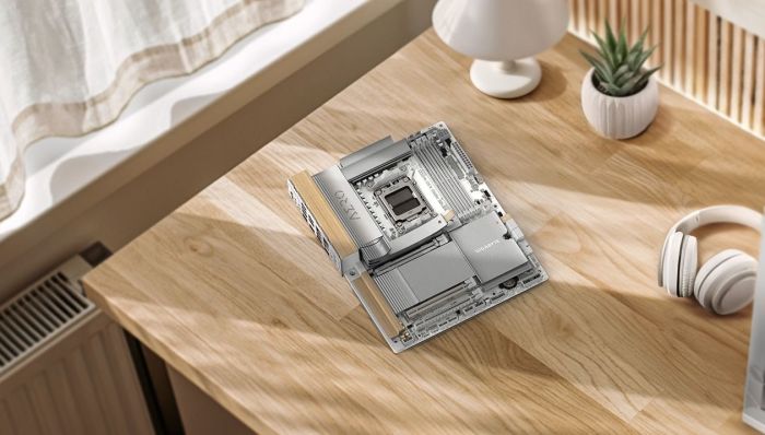 Материнська плата GIGABYTE X870E AERO X WOOD sAM5 X870 M.2 4xDDR5 Wi-Fi BT HDMI ATX