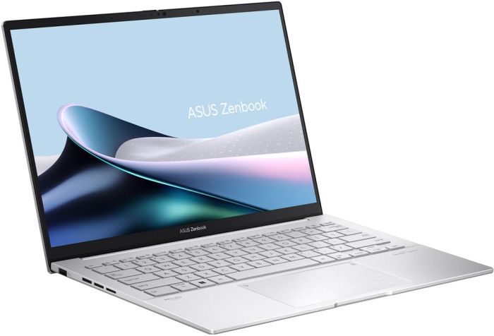 Ноутбук ASUS Zenbook 14 UX3405CA-ST1262 14" 3K OLED, Intel Ultra 5 225H, 16GB, F1TB, UMA, NoOS, Сріблястий