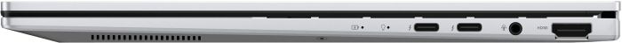 Ноутбук ASUS Zenbook 14 UX3405CA-ST1262 14" 3K OLED, Intel Ultra 5 225H, 16GB, F1TB, UMA, NoOS, Сріблястий