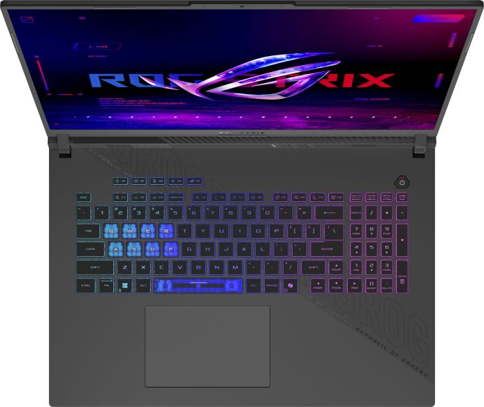 ASUS Notebook ROG Strix G18 G814PP-TT085 18" WQXGA IPS, AMD R9-8940HX, 16GB, F1TB, NVD5070-8, NoOS, Grey