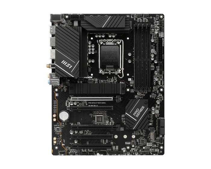 Материнcька плата MSI PRO B760-P WIFI DDR4 s1700 B760 4xDDR4 M.2 HDMI DP ATX