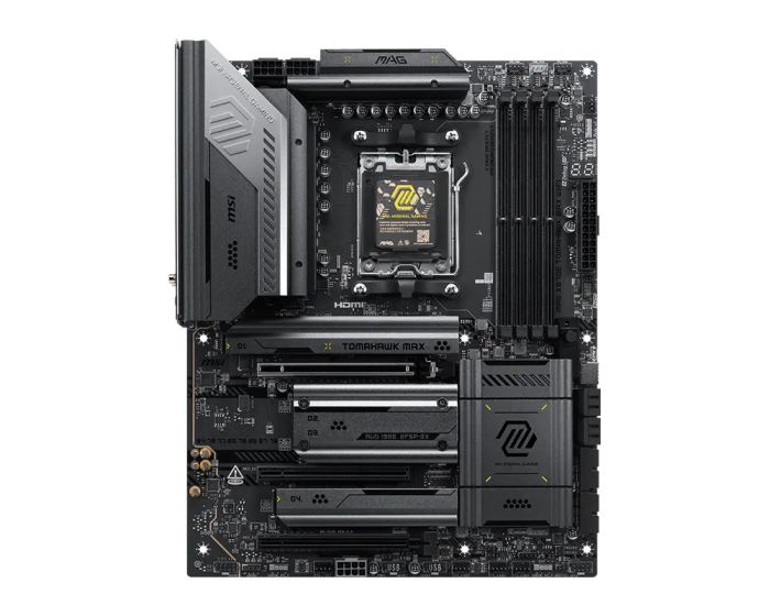 Материнcька плата MSI MAG X870E TOMAHAWK MAX WIFI sAM5 X870E 4xDDR5 M.2 HDMI Wi-Fi BT ATX