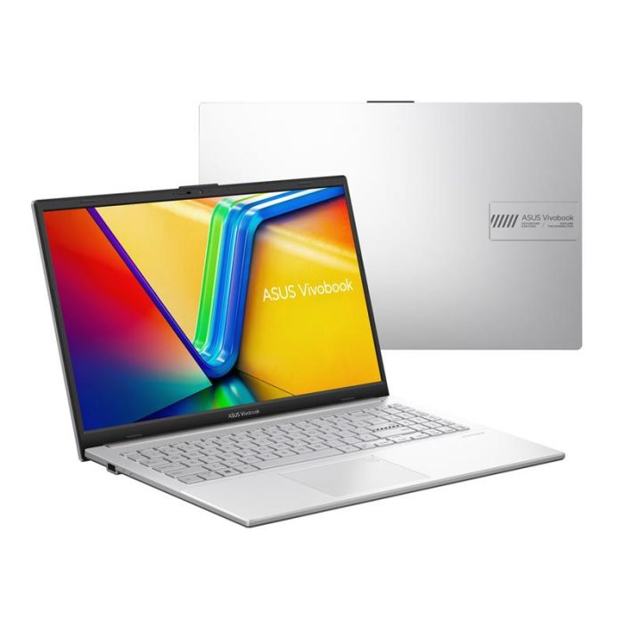 Ноутбук ASUS Vivobook GO 15 E1504FA-BQ2838 15.6" FHD IPS, AMD R3 30, 16GB, F512GB, UMA, NoOS, Серебристый