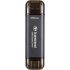 Портативный SSD Transcend  256GB USB 3.1 Gen 2 Type-A + Type-C ESD310 Черный
